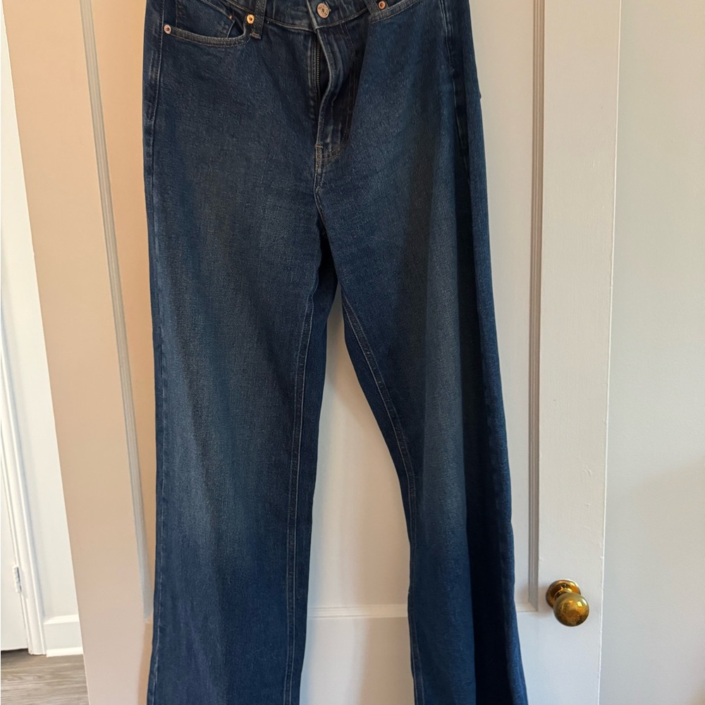 GAP STRIDE WIDE LEG TALL JEANS